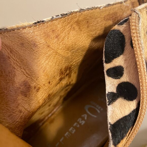 Super Hawt Jeffrey Campbell *CONGRESS* Leopard Platforms, Size 9! RARE! - Picture 8 of 15